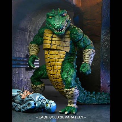 NECA Teenage Mutant Ninja Turtles - Leatherhead Deluxe Action Figure