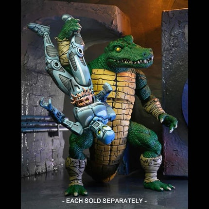 NECA Teenage Mutant Ninja Turtles - Leatherhead Deluxe Action Figure