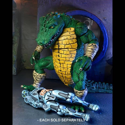 NECA Teenage Mutant Ninja Turtles - Leatherhead Deluxe Action Figure