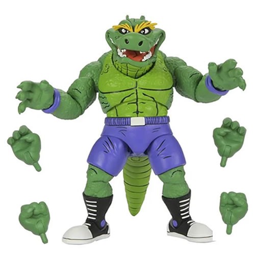 NECA TMNT Archie Comics Stump Wrestling Leatherhead Action Figure