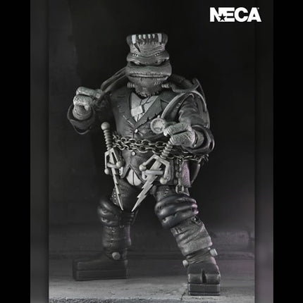 NECA Teenage Mutant Ninja Turtles - Action Figure 4 Pack Turtles Black & White