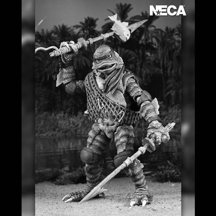 NECA Teenage Mutant Ninja Turtles - Action Figure 4 Pack Turtles Black & White