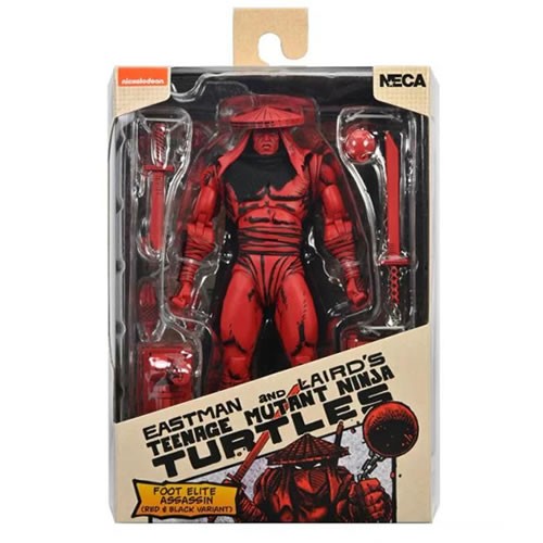 NECA Red and Black Foot Assassin Ninja Turtles (Mirage Comics) Action Figure
