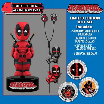 Marvel - Deadpool Gift Set (Body Knocker, Scalers, Earbuds, Hubsnaps)