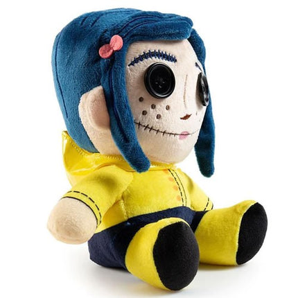 Kidrobot Coraline with Button Eyes Phunny Plush
