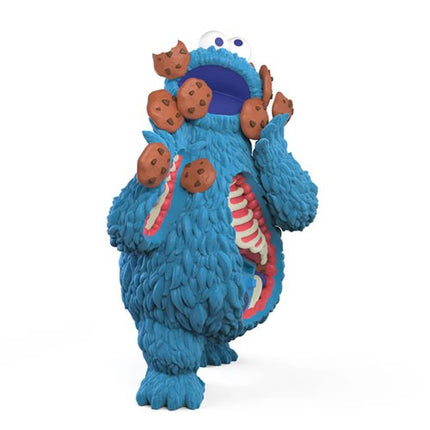 Kidrobot Sesame Street - Kaiju Anatomy Cookie Monster (Flocked) Vinyl Art Figures