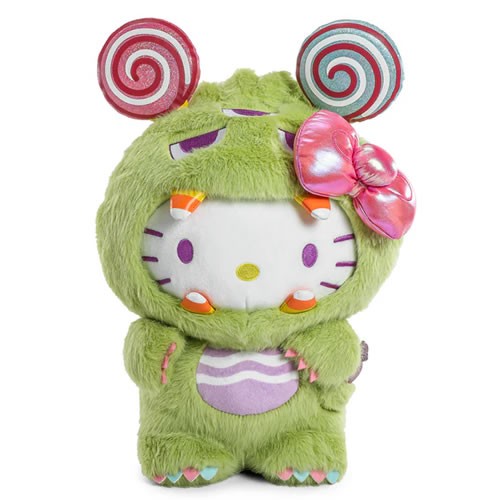 Kidrobot Hello Kitty Medium Plush Sweet Kaiju Green