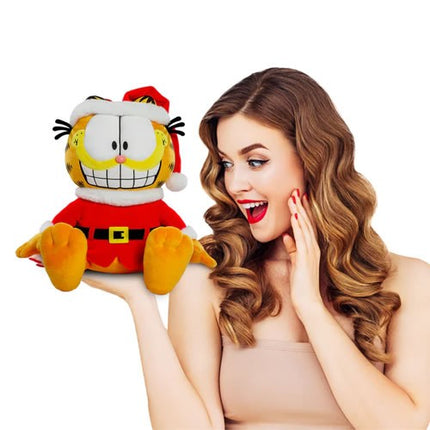 NECA Santa Garfield HugMe Plush with Shake Action