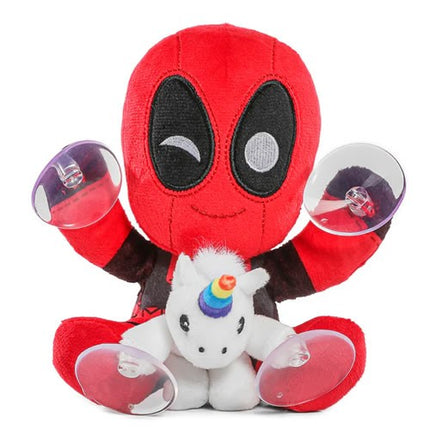Kidrobot Marvel - Deadpool w/ Unicorn Window Clinger Plush