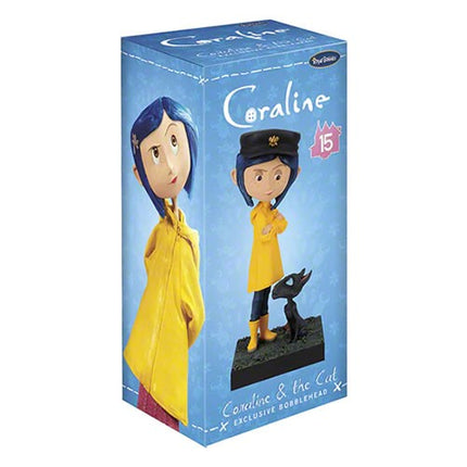ROYAL BOBBLES Coraline - Coraline & The Cat - Bobbleheads Figures