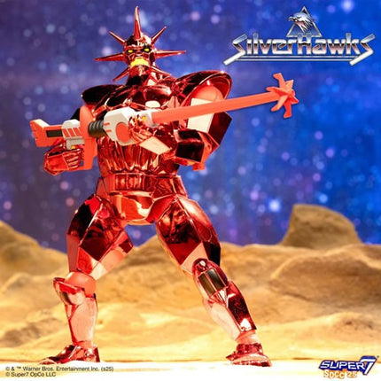 SUPER7 SilverHawks ULTIMATES! - Mon*Star (Metallic Vac Metal)