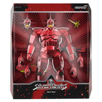 SUPER7 SilverHawks ULTIMATES! - Mon*Star (Metallic Vac Metal)