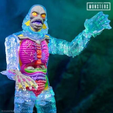 Super7 Super Cyborg Universal Monsters Creature from The Black Lagoon (Clear)