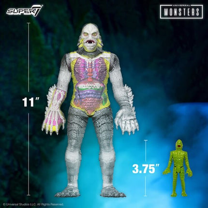 Super7 Super Cyborg Universal Monsters Creature from The Black Lagoon (Clear)