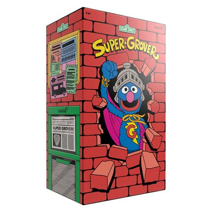 Super7 Supersize Sesame Street Super Grover Sesame Street Action Figure