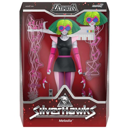 Super7 SilverHawks ULTIMATES! Wave Melodia (Toon) Action Figure