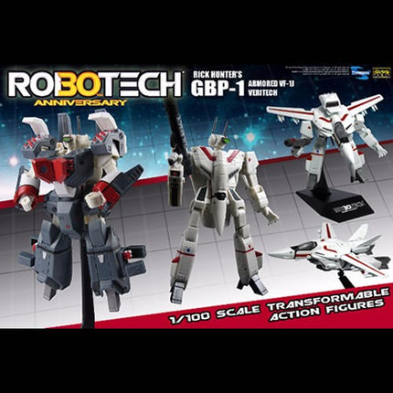 Toynami Robotech Rick Hunter's GBP-1 Heavy Armored VF-1J Veritech Transformable Figure