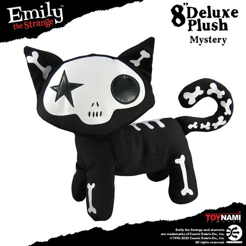 TOYNAMI Emily the Strange Mystery Deluxe Skele-Posse Plush