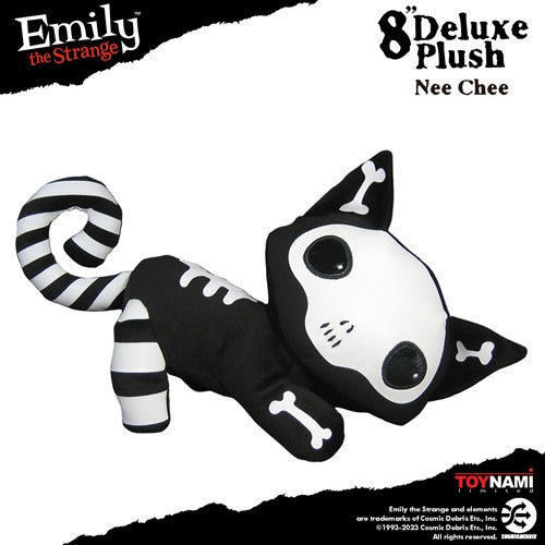 TOYNAMI Emily the Strange - Nee Chee Deluxe Skele-Posse Plush