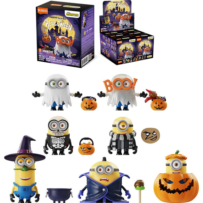 BLOKEES Minions Mokoo Belloween Box 6pc Display - Model Kits