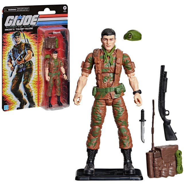HASBRO G.I. Joe Retro Cardback - Vincent R. "Falcon" Falcone - Action Figure