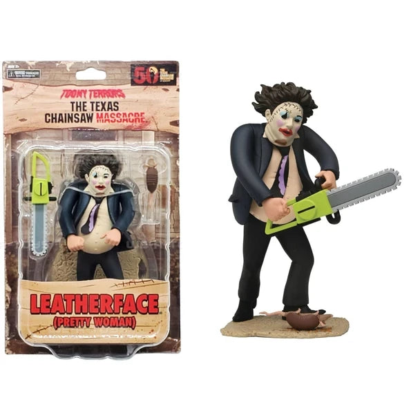 NECA Texas Chainsaw Massacre 50th Anniv - Pretty Woman Leatherface Toony Terrors