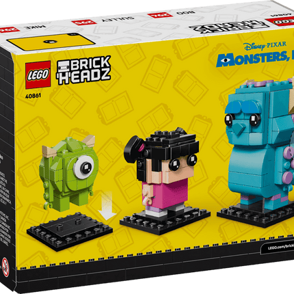 Lego BrickHeadz Sulley, Mike and Boo Figures