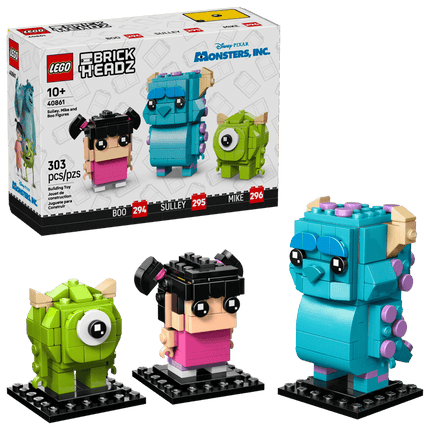 Lego BrickHeadz Sulley, Mike and Boo Figures