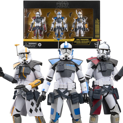 HASBRO Star Wars The Black Series ARC Trooper Battle Pack - Havoc, Colt, Blitz - Action Figures