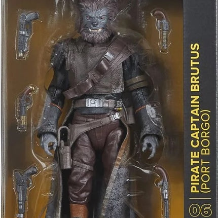 Hasbro Star Wars Series Skeleton Crew Pirate Captain Brutus Action Figure