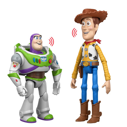 Mattel Disney & Pixar Toy Story 5 - Woody & Buzz Lightyear Phrases & Cross Talk