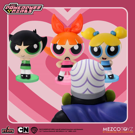 MEZCO TOYZ The Powerpuff Girls - 5 Points Figures - 4pc Deluxe Set