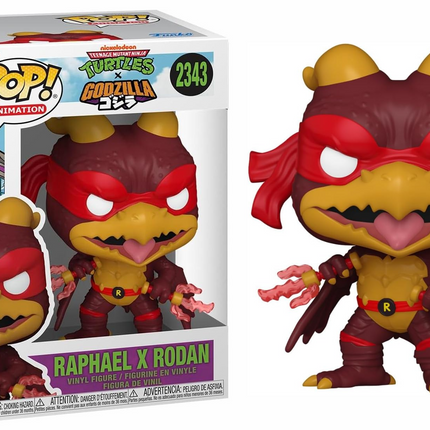 Funko Pop! Animation: Godzilla X TMNT - Raphael x Rodan - Vinyl Figure #2343