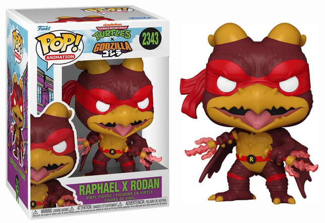 Funko Pop! Animation: Godzilla X TMNT - Raphael x Rodan - Vinyl Figure #2343