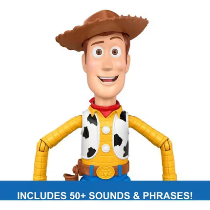 Mattel Disney & Pixar Toy Story 5 Running Woody - Action Figure 50 Plus Sounds