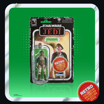 HASBRO STAR WARS Retro Collection Lando Calrissian, Return of The Jedi Action