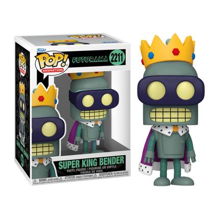 Funko Pop! Animation: Futurama - Super King Bender - Vinyl Figure #2211