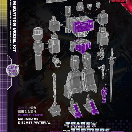 YOLOPARK Transformers Model Kits - AMK PRO Series - Generation One - Megatron