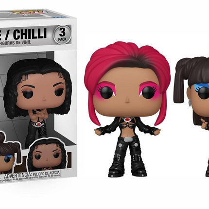 Funko POP! Rocks: TLC - T-Boz / Left Eye / Chilli (Scrubs) 3-Pack - Vinyl Figure