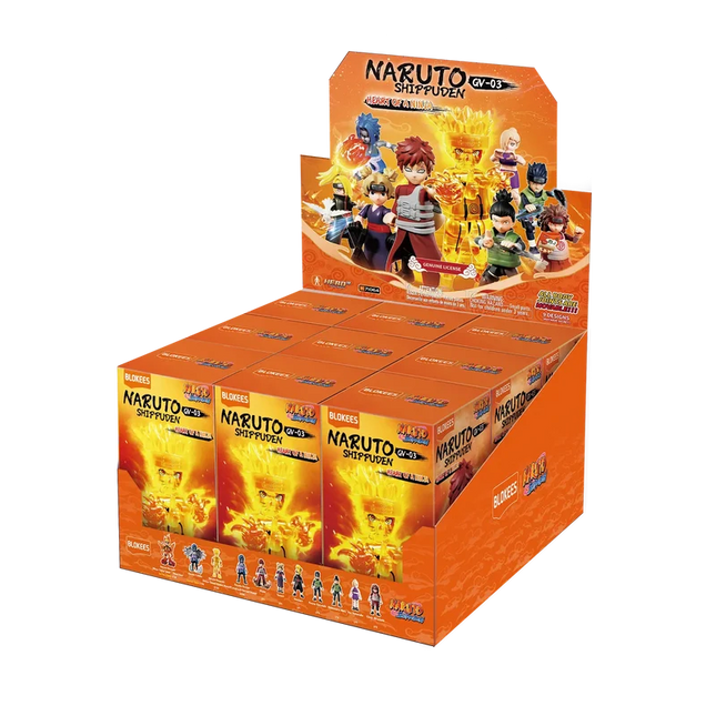 BLOKEES Naruto: Shippuden GV 03 - Heart Of A Ninja - Display of 9 - Model Kits