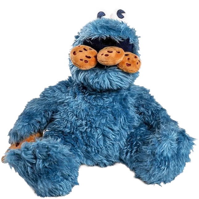 KIDROBOT Sesame Street - Cookie Monster Interactive - Phunny Plush