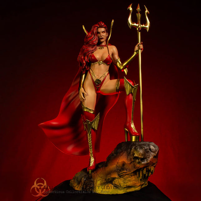 Quarantine Studio Lady Satanus 1/5 Scale Pre-Painted Statue – 17" Limited Edition Collectible Figure