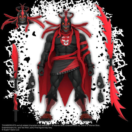 ThunderCats Super7 Ultimates Mumm-Ra The Ever-Living Black and Red 7” Figure New