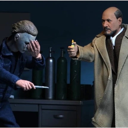Neca Halloween 2 (1981) - Dr Loomis & Laurie Strode 2Pack (Clothed) Action Figures