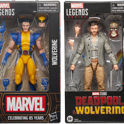 Marvel Legends Wolverine 85th Anniversary & Headpool Logan 6” Figure Bundle (2-Pack) NEW Sealed