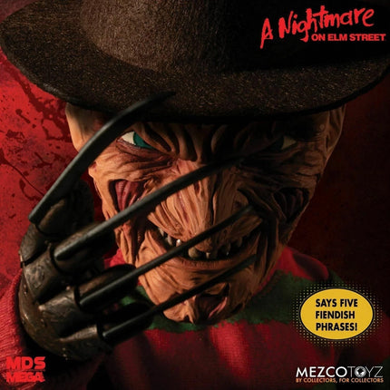 Mezco Toyz Mezco Designer Series MDS A Nightmare on Elm Street Mega Scale Talkin