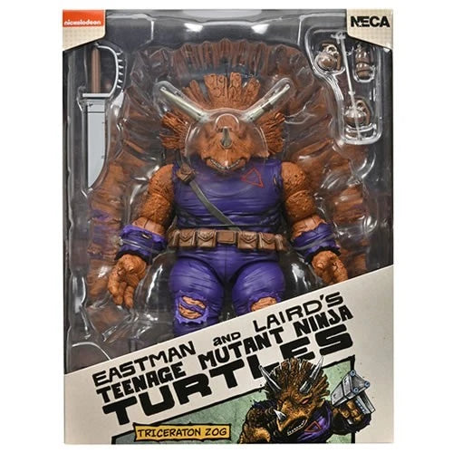 NECA TMNT Mirage Comics Triceraton Zog Action Figures