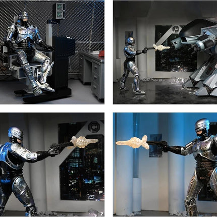 NECA Ultimate Battle Damaged RoboCop w/ Chair Action Figure