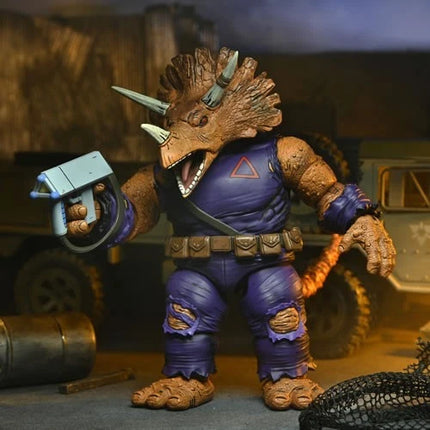 NECA TMNT Mirage Comics Triceraton Zog Action Figures