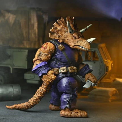 NECA TMNT Mirage Comics Triceraton Zog Action Figures